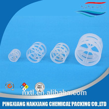 China best price Polypropylene Hiflow Ring in wet scrubbing tower white PP Pall ring(25mm, 38mm, 50mm, 80mm )
